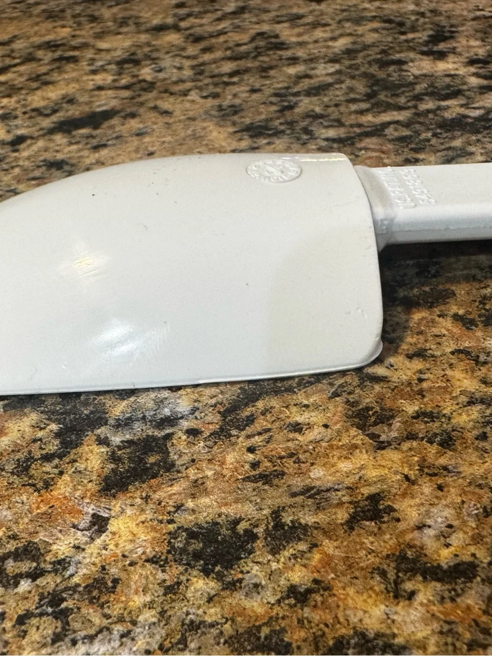 Pampered Chef Mix N Scraper White Silicone Spatula Kitchen Tool Made in USA